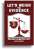 Let's Weigh The Evidence by Barry Burton